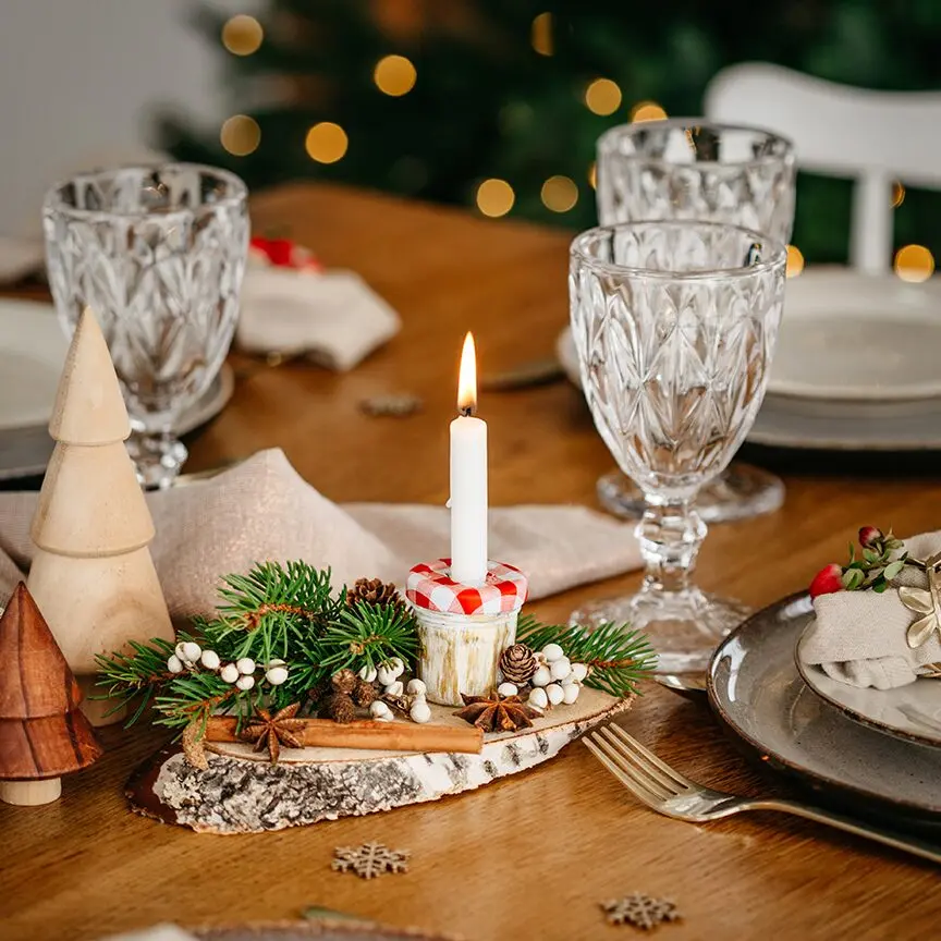 ボンヌママン・フローラルキャンドルスタンド