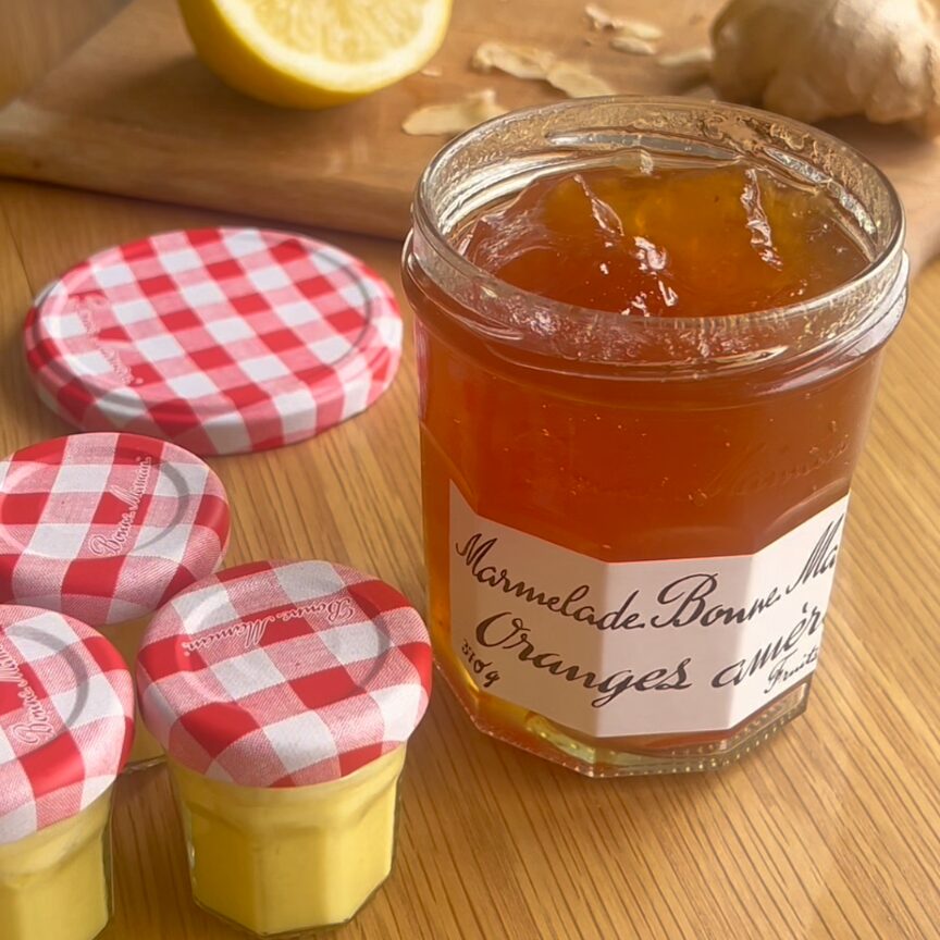 Vitamin Shots with Bonne Maman Orange Marmalade